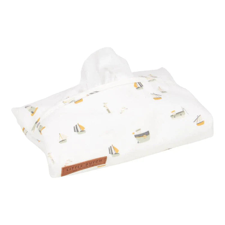 LITTLE DUTCH. Baby wipes cover Sailors Bay White