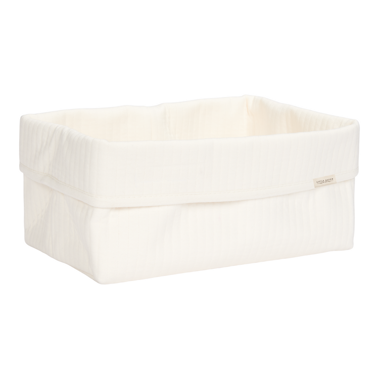 LITTLE DUTCH. Storage basket large Pure Soft White