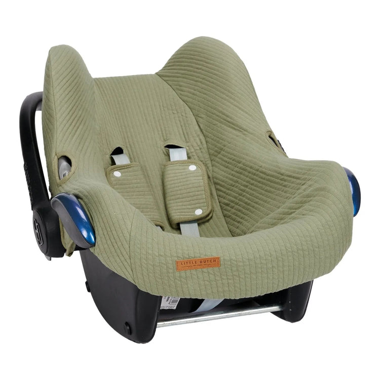 LITTLE DUTCH.  Car seat 0+ cover Pure Olive