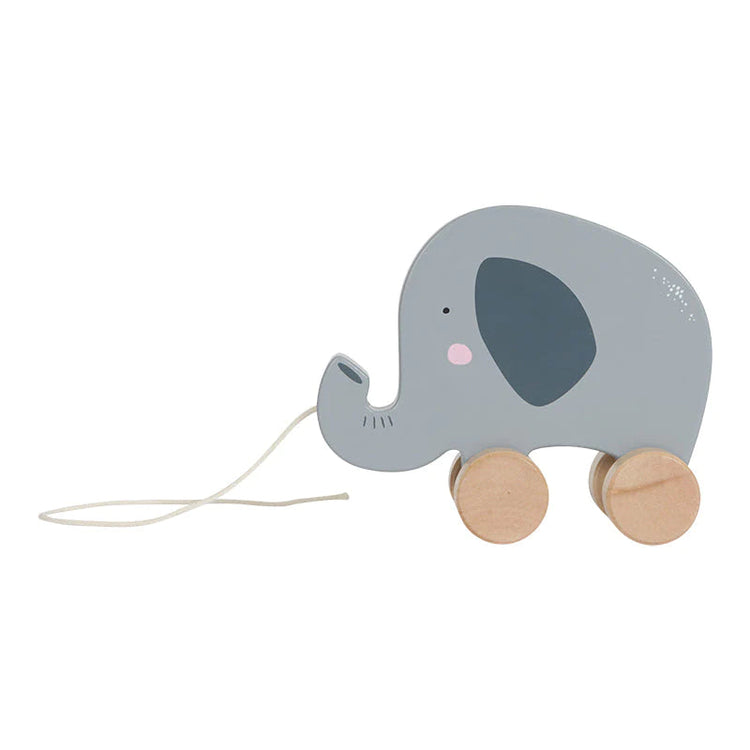 LITTLE DUTCH. Pull along toy - Elephant