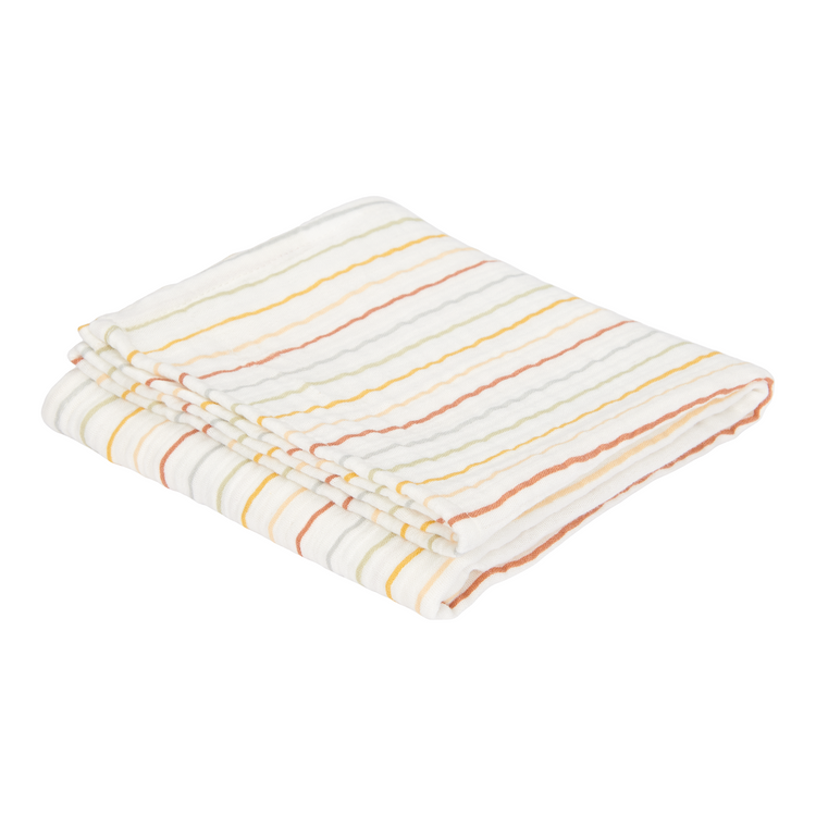 LITTLE DUTCH. Πανάκι αγκαλιάς - ύπνου Vintage Sunny Stripes 120 x 120 εκ.