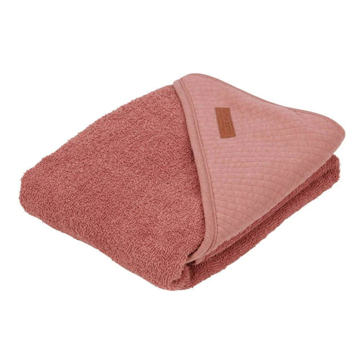 LITTLE DUTCH. Hooded towel Pure Pink Blush