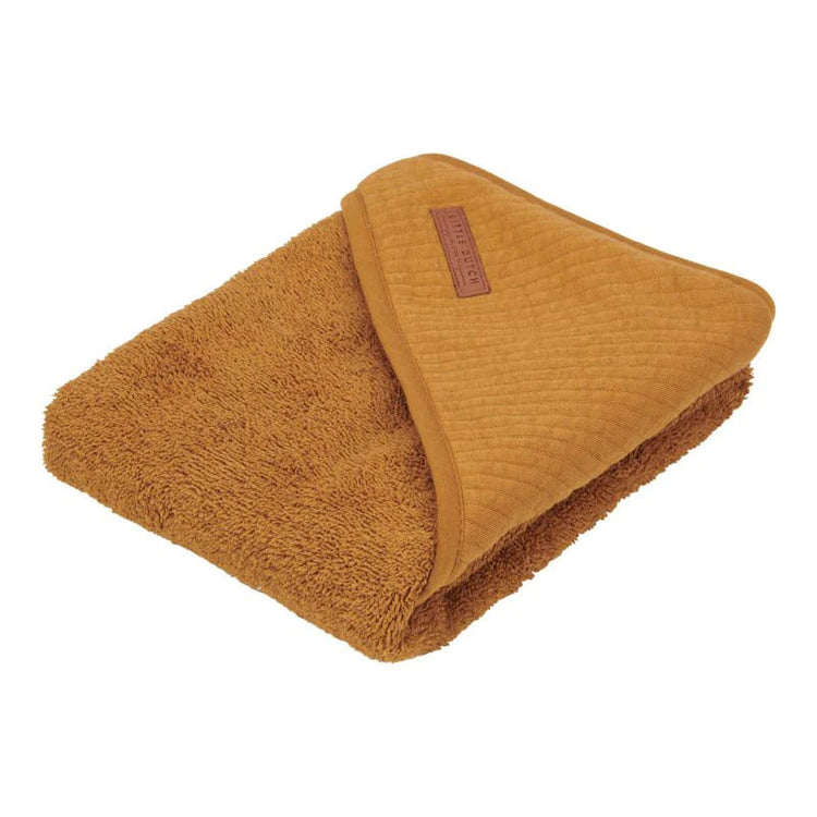 LITTLE DUTCH. Hooded towel Pure Ochre Spice