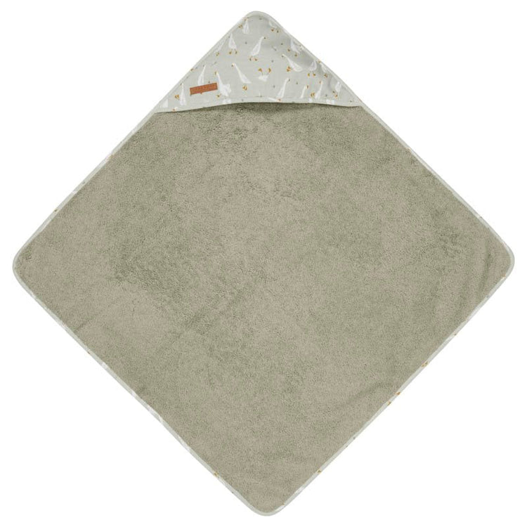 LITTLE DUTCH. Hooded towel Little Goose 100 x 100