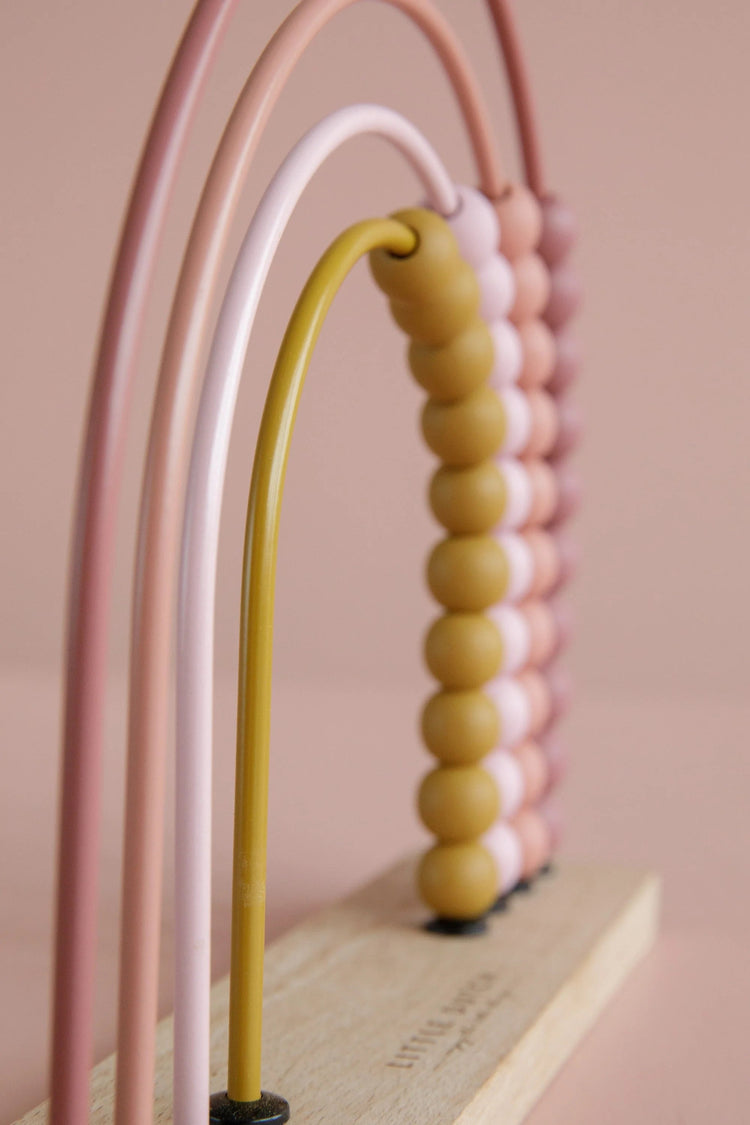 LITTLE DUTCH. Rainbow Abacus (pink)