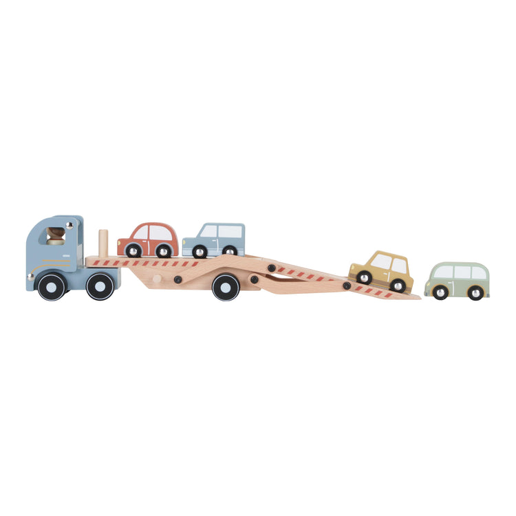 LITTLE DUTCH. Ξύλινο φορτηγό με αυτοκινητάκια FSC