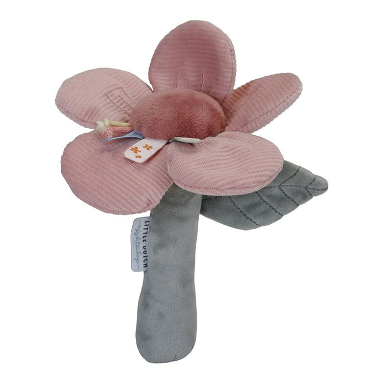 LITTLE DUTCH.  Rattle Toy Pink Flower