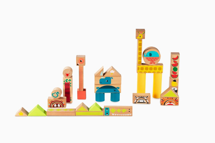LILLIPUTIENS. Jungle building blocks