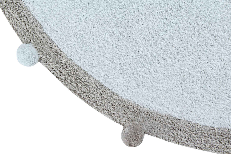 Lorena Canals. Washable Rug Bubbly Blue Grey 120