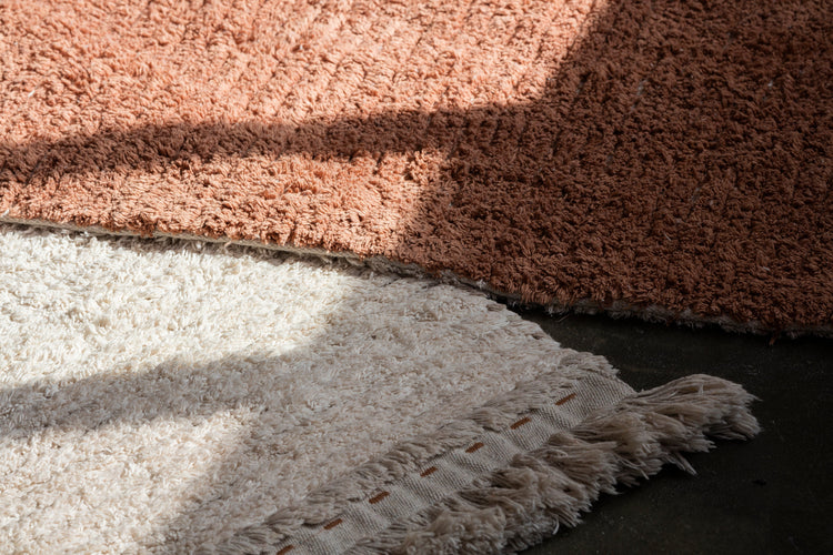 Lorena Canals. Washable Rug Reversible Duetto Toffee 140x200 cm
