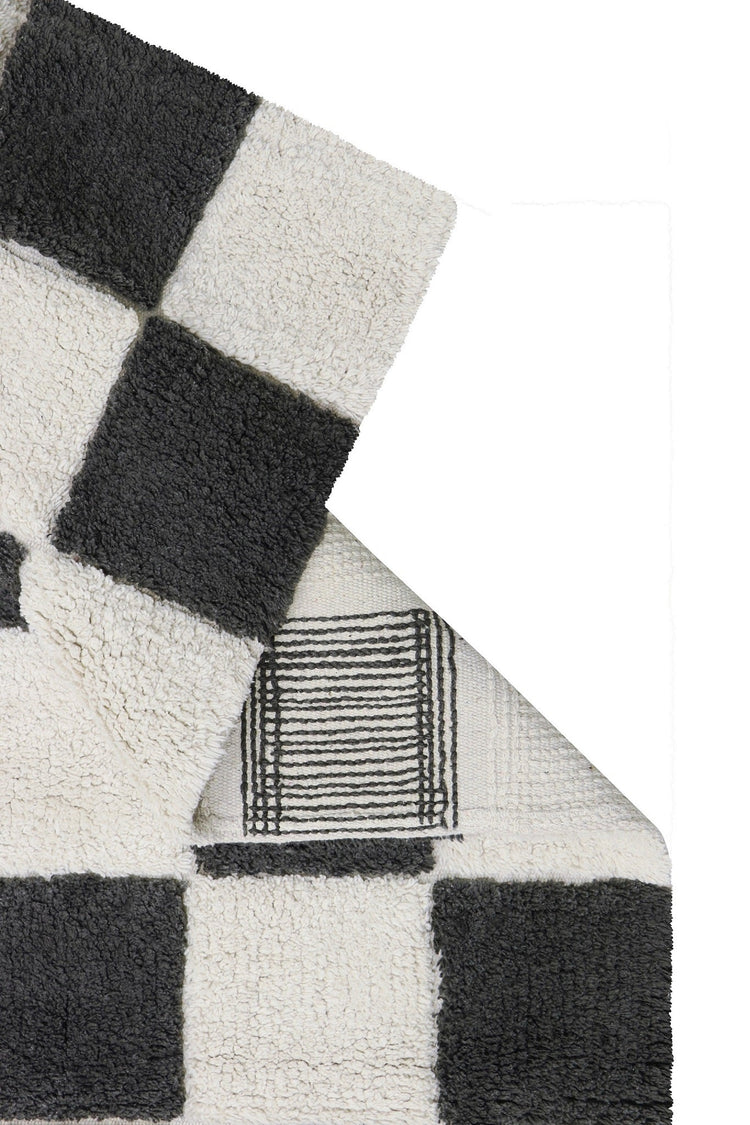 Lorena Canals. Washable rug Kitchen Tiles Dark grey 120 x 160 cm