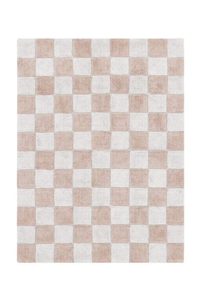 Lorena Canals. Washable rug Kitchen Tiles Rose 120 x 160 cm
