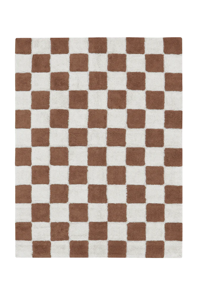Lorena Canals. Washable rug Kitchen Tiles Toffee 120 x 160 cm