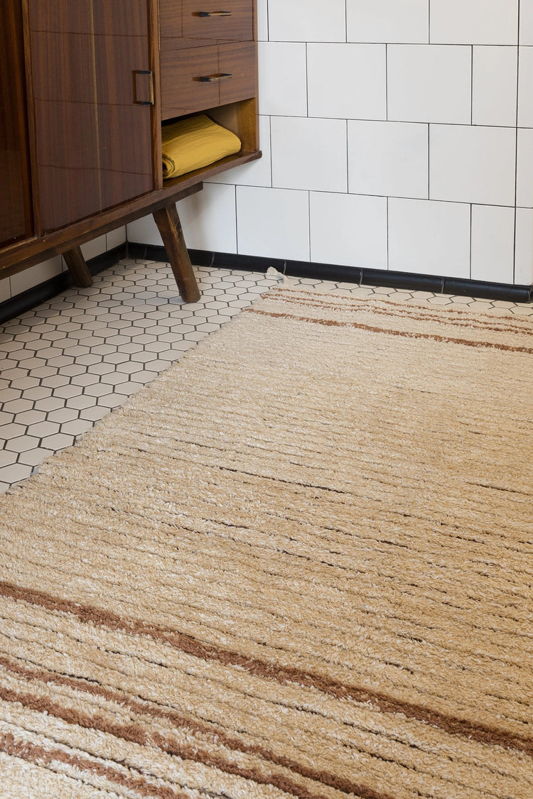 Lorena Canals. Washable Rug Reversible Twin Toffee 80 x 140 cm