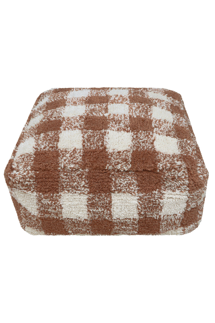 Lorena Canals. Pouf Vichy Toffee