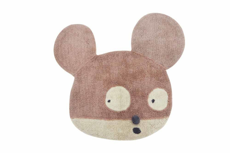 Lorena Canals. Χαλί δωματίου Woolable Miss Mighty Mouse 100x120 εκ.