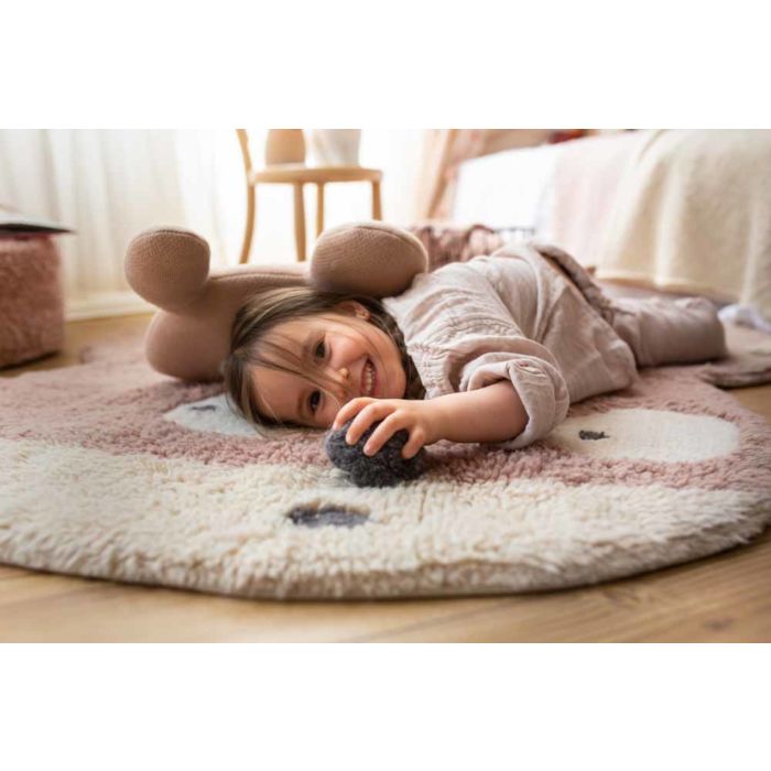 Lorena Canals. Woolable Rug Miss Mighty Mouse 100x120 cm