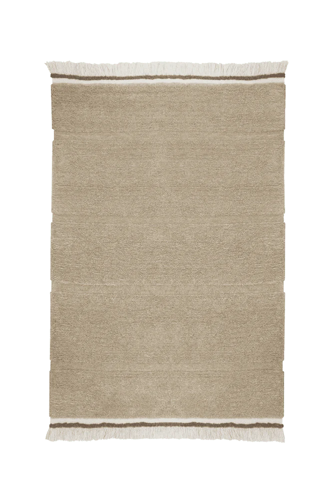 Lorena Canals. Woolable Rug - Steppe - Sheep Beige 120 x 170