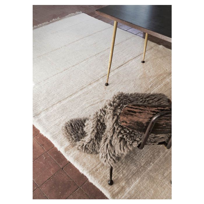Lorena Canals. Woolable Rug Steppe - Sheep White L