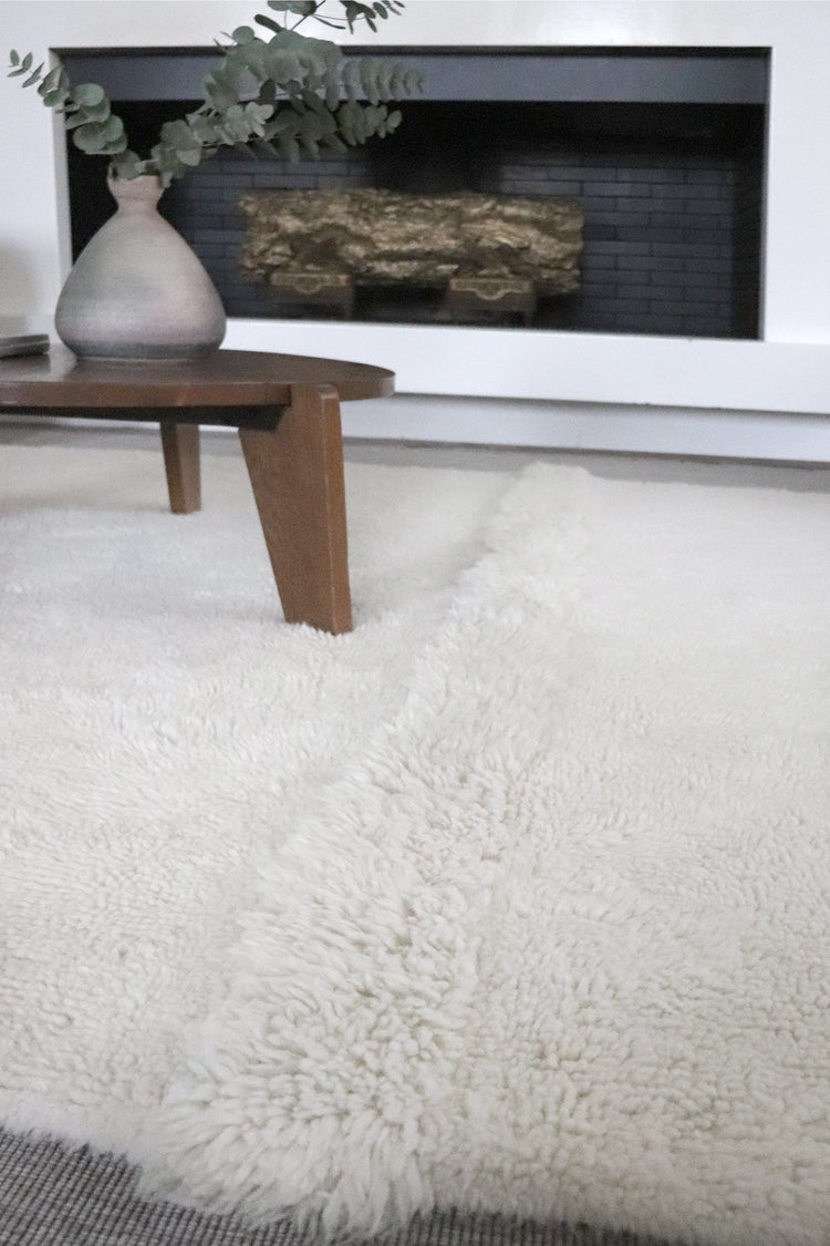 Lorena Canals. Χαλί δωματίου Woolable Tundra - Sheep White 80 x 140 εκ.