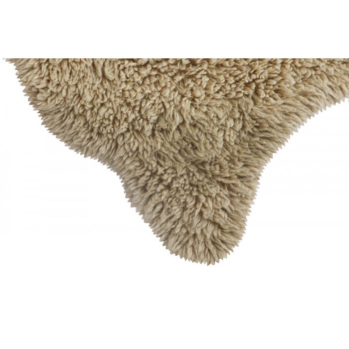 Lorena Canals. Woolable Rug Woolly - Sheep Beige 75 x 110 cm