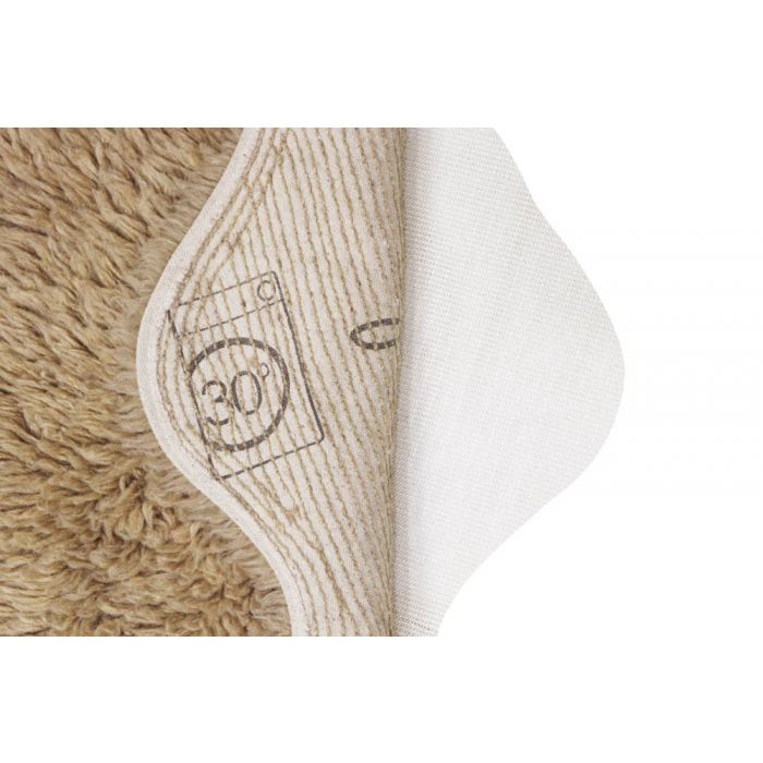 Lorena Canals. Woolable Rug Woolly - Sheep Beige 75 x 110 cm