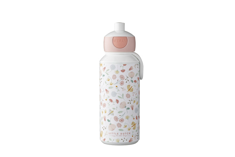 LITTLE DUTCH. Μπουκάλι με pop-up στόμιο Flowers & Butterflies 400ml