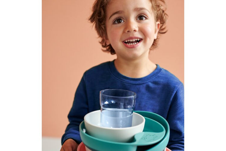 MEPAL. Set children's dinnerware mio 6 pcs - deep turquoise