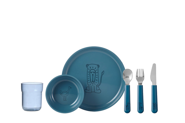 MEPAL. Set children's dinnerware mio 6 pcs - deep blue