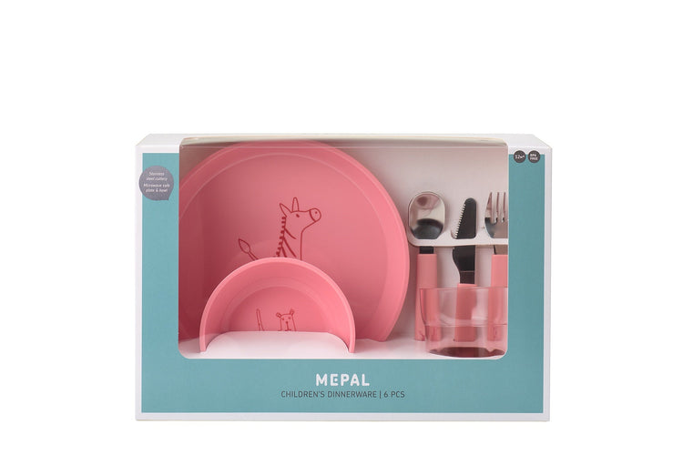 MEPAL. Set children's dinnerware mio 6 pcs - deep pink