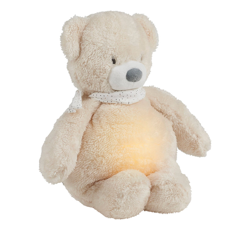SLEEPY. Λούτρινο αρκουδάκι με φως, λευκούς ήχους & μελωδίες (μπεζ)