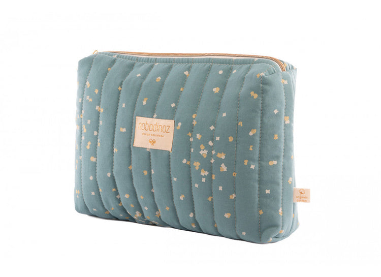 NEW ELEMENTS. Νεσεσέρ Travel μεγάλο Gold Confetti/ Magic green