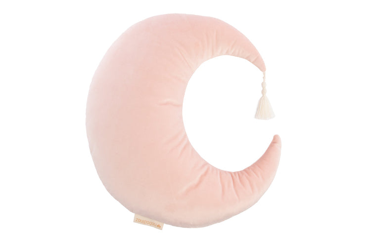 VELVET. Pierrot Moon Velvet Cushion Bloom Pink