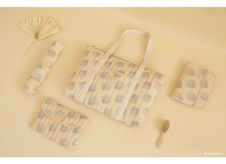 NEW ELEMENTS. Nomad changing pad Blue Gatsby/Cream
