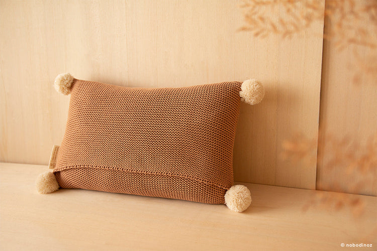SO NATURAL. Μαξιλάρι Knitted 22x35 Biscuit