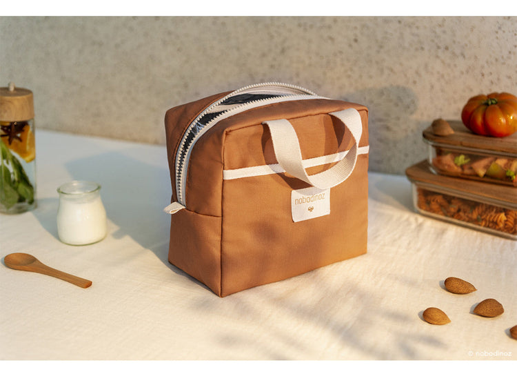 SUNSHINE. Insulated Lunch Bag Cinnamon