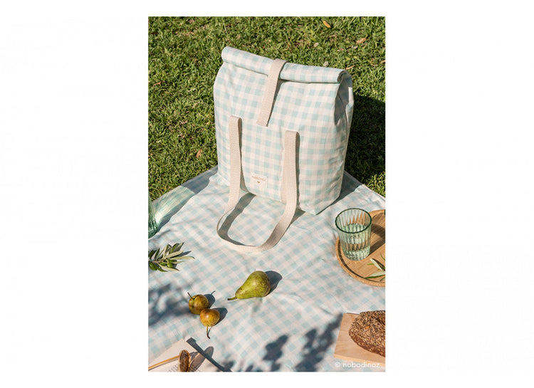 SUNSHINE. Family cooler bag Opaline Vichy