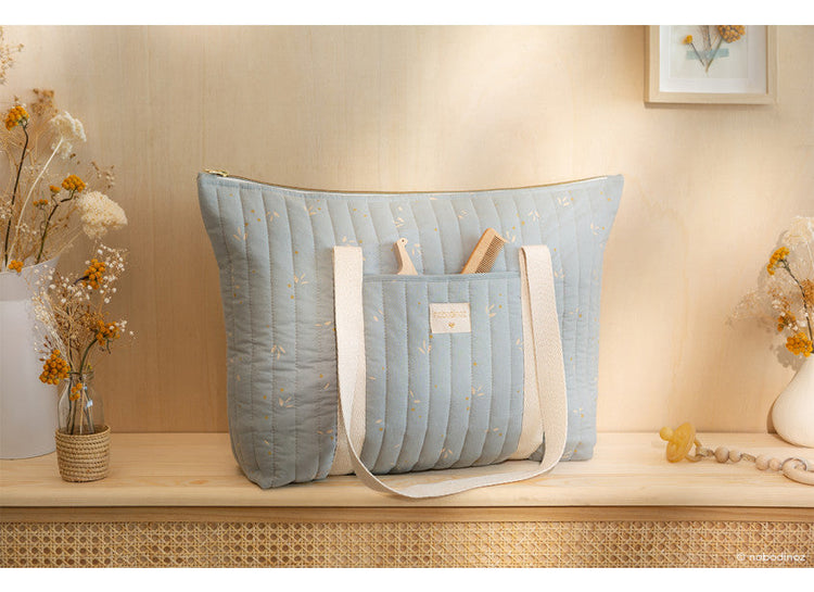 NEW ELEMENTS. Paris changing bag Willow soft blue