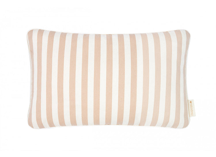 ST GERMAIN. Jazz cushion • taupe stripes natural