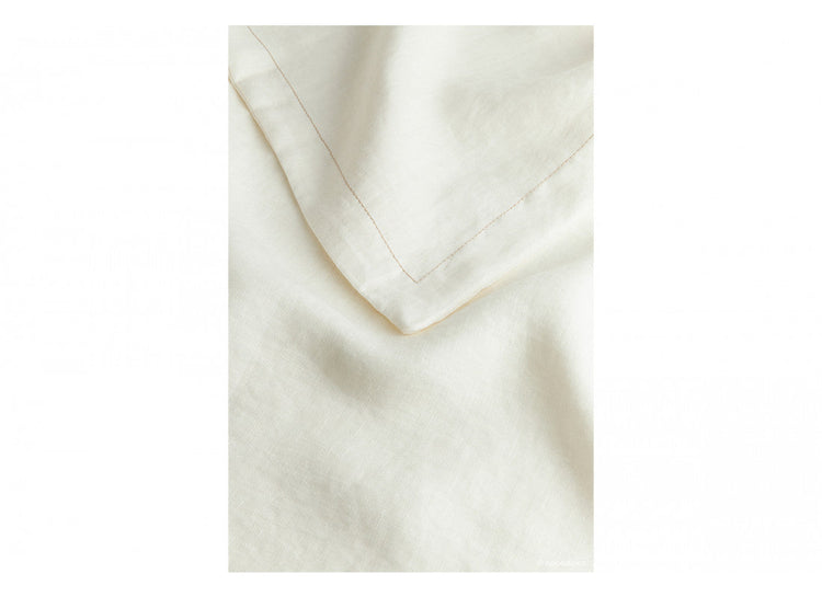 LIN. Καλοκαιρινή κουβέρτα 70x90 Off White
