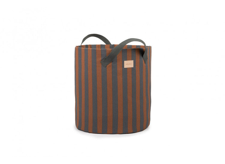 MAJESTIC. Toybag - Blue Brown Stripes