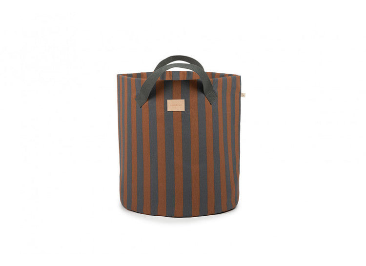 MAJESTIC. Toybag - Blue Brown Stripes