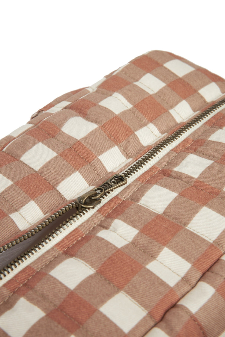 HYDE PARK. Waterproof stroller bag Terracotta Checks