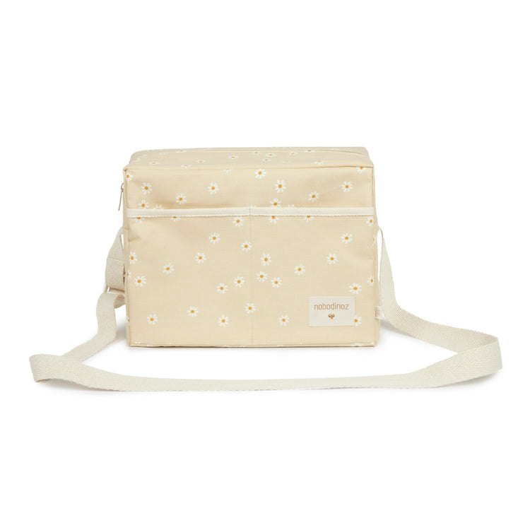 SUNSHINE. XL Rectangular cooler bag Daisies