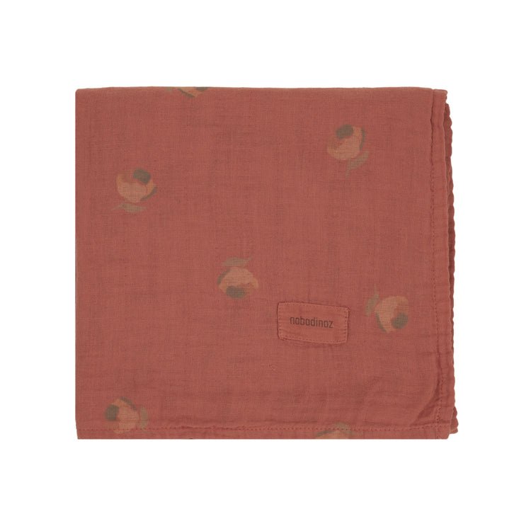 WABI SABI. Κουβερτάκι αγκαλιάς Blossom Rosewood 70Χ70