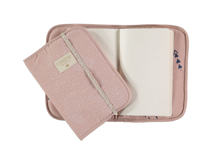 NEW ELEMENTS. Poema health booklet White bubble/ Misty pink
