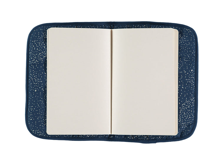 NEW ELEMENTS. Θήκη για βιβλιάριο υγείας Poema Gold bubble/ Night blue