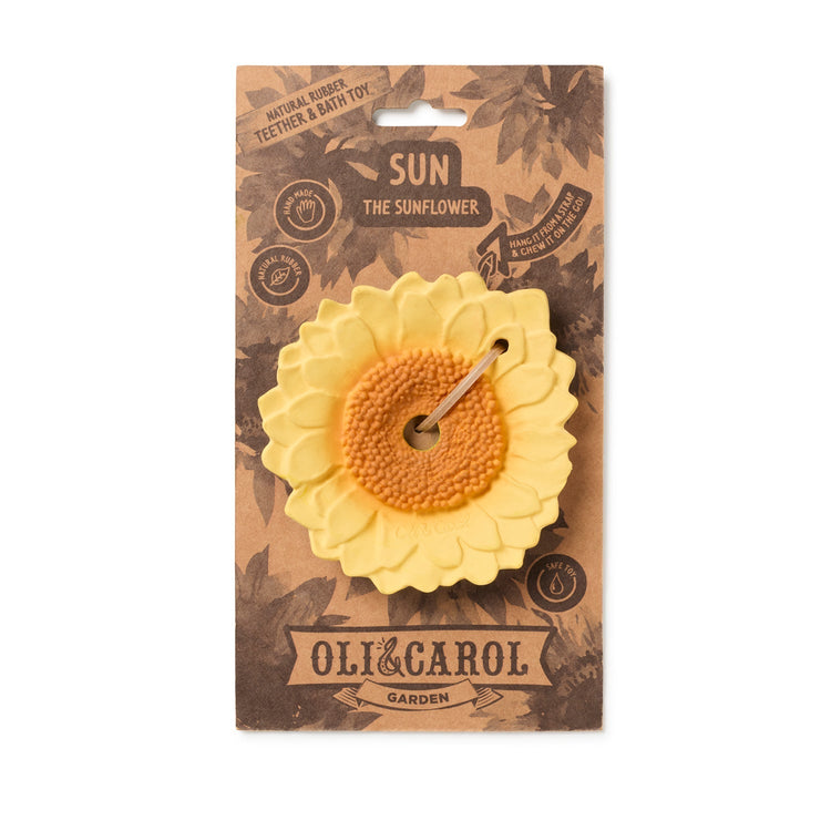 OLI&CAROL. Baby teether - Sun the Sunflower