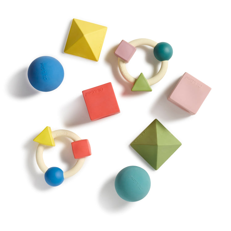 OLI&CAROL. Γεωμετρικά σχήματα Bauhaus από φυσικό καουτσούκ (basic)
