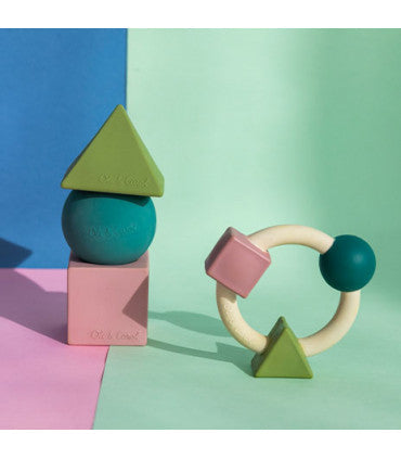 OLI&CAROL. Γεωμετρικά σχήματα Bauhaus από φυσικό καουτσούκ (soft)